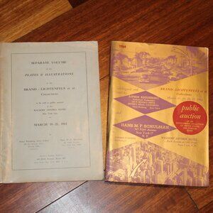 Hans Schulman 1964 Brand-Lichtenfels COIN Collection Catalogs with Illustrations